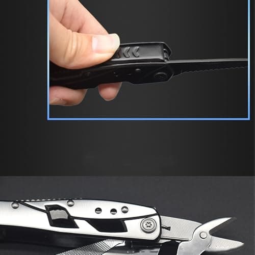 LZZEM 12-in-1 Stainless Steel General Plier Mini Multitool Plier Set Floding Plier with Nylon Pouch Self-Locking Multitool Pliers Multi-Tool for Outdoor Camping Fishing Hiking — view 6