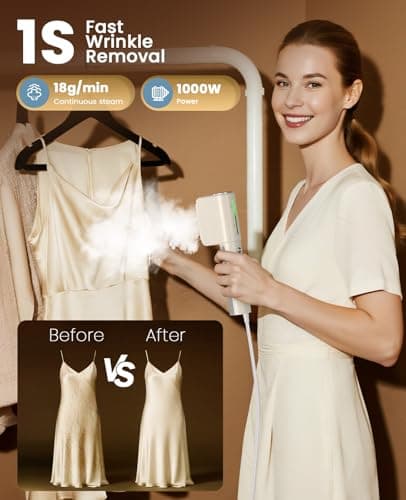 Jack＆Rose Clothes Steamer Dual Voltage 110-240V,Travel Steamer for Clothes — view 2
