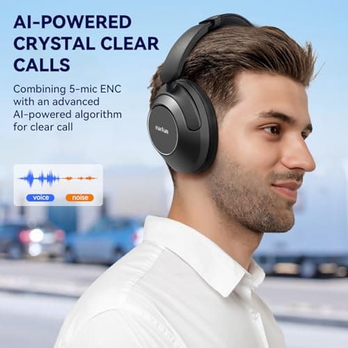 EarFun Wave Pro Hybrid Active Noise Cancelling Headphones, Wireless — view 5