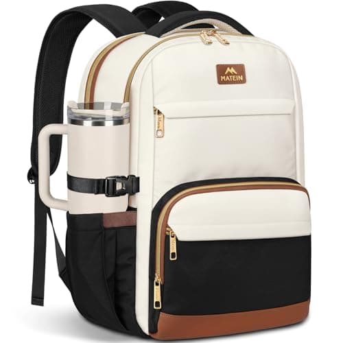 MATEIN 15.6 Inch Backpack Womens, 14 Pockets Lightweight Fashion Backpack