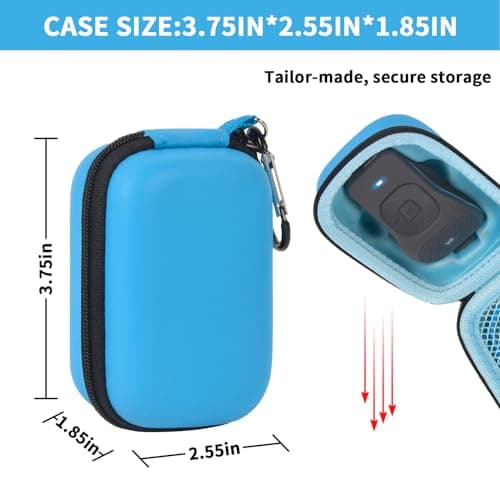 ANKHOH Carrying Travel Case for Noxgear 39g Wearable Bluetooth Clip Speaker — view 6