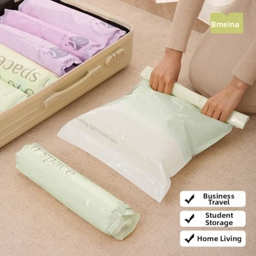 Travel Compression Bags Hand Roll Vacuum Space Saver — view 5