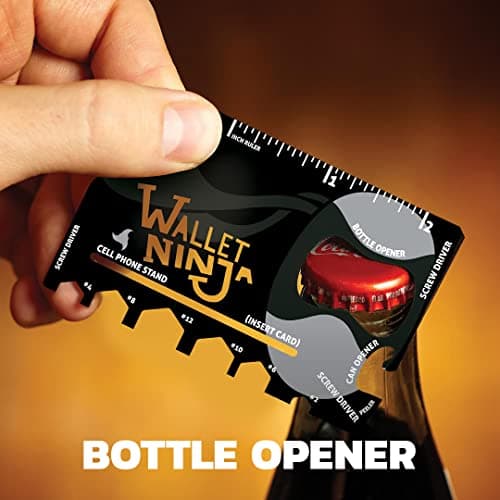 Wallet Ninja- 18 in 1 Credit Card Sized Multitool (#1 Best Selling in the World) (Baby Blue) — view 2