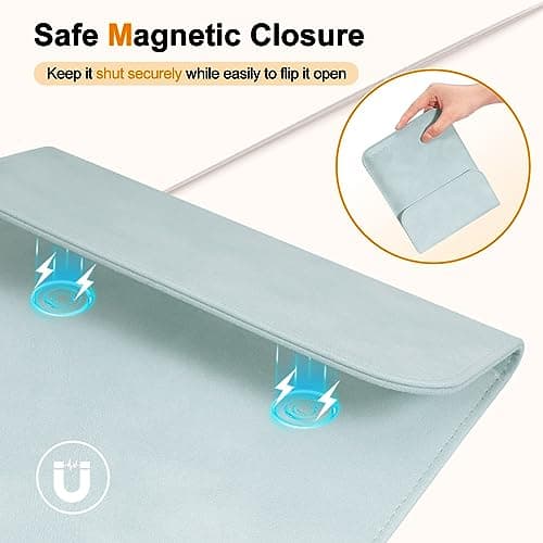 TiMOVO 6 Inch Protective eReader Sleeve, Light Blue — view 4
