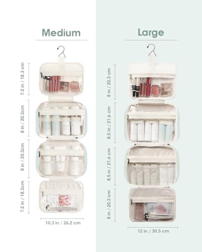 Narwey Hanging Travel Toiletry Bag for Women Toiletries Wash Bag — view 5