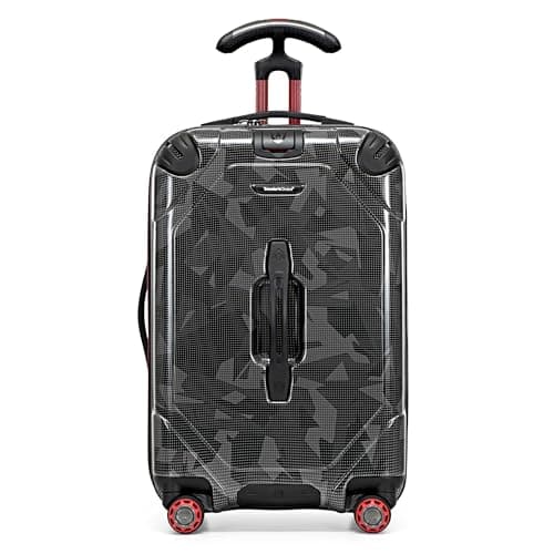 Traveler's Choice Maxporter Ii Hardside Polycarbonate Luggage Suitcase with Spinner Wheels, Gray Camo, 22" Carry-On Luggage, Maxporter Ii Hardside Polycarbonate Luggage Suitcase with Spinner Wheels — view 2