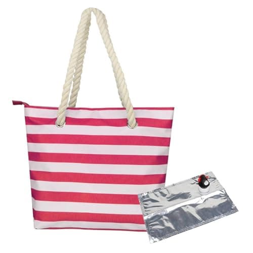 RZJZGZ Wine Tote with Drink Dispenser,Wine Cooler Bag Shoulder Bag,Red