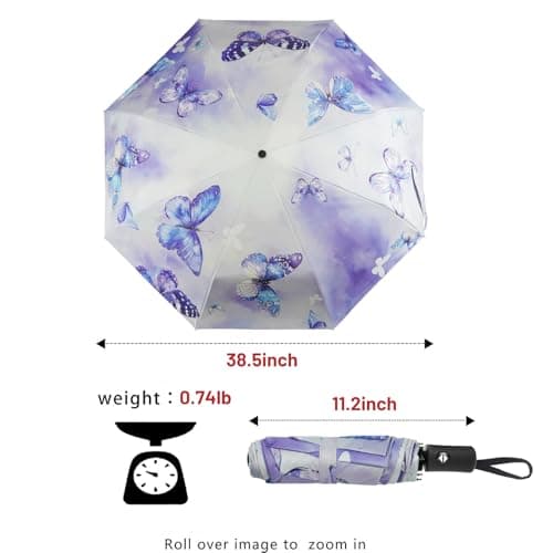 SY COMPACT Travel Umbrella Windproof Automatic Unbreakable UV Protection — view 2