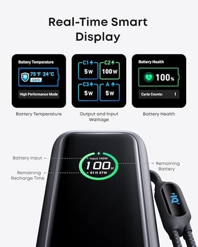Anker Power Bank, 25,000mAh Travel Essential with 165W Total Output — view 6