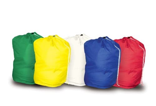 CarebyMail Healthcare X-Large Heavy Duty Laundry Bag with Drawstring | Commercial Style Laundry Bag | Washable and Reusable (Red) — view 3