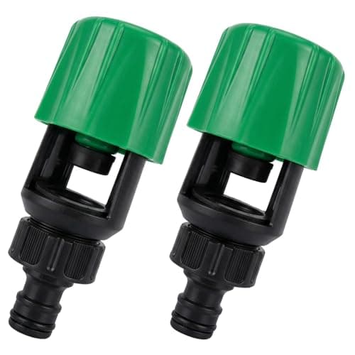 2-Piece Universal Tap Connector for Hose Pipe, Kitchen Tap Hose Connector, Mixer Tap Hose Connector with Tap Adapter, Fitting Set for Secure Connection to Standard Kitchen Taps