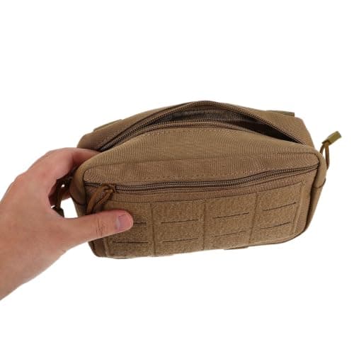 Portable Travel Medicine Bag, Multi Compartment Nylon Hip Pouch — view 4