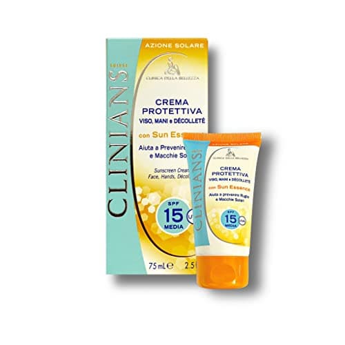 Clinians Solar Cream Face Hands Decolleté FP 15 75 ml