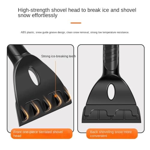 Car Ice Scraper - Ice Removal Shovel, Ergonomic Frost Cleaner — view 6