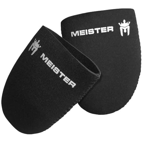 Meister 2.5mm Thermal Neoprene Toe Warmer Booties for Cycling, Running, Hiking & Ice Baths (Pair) - Black — view 2