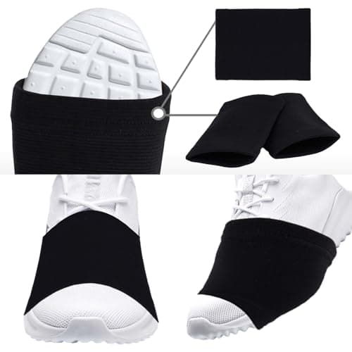 2 Pair Dance Socks Over Shoes, Dance Shoe Socks Anti-Slip on Smooth Floors, Dancing Shoe Covers Over Sneaker for Dancers Women, Ballet Equipment for Turns & Spins, Dancing Accessories — view 4