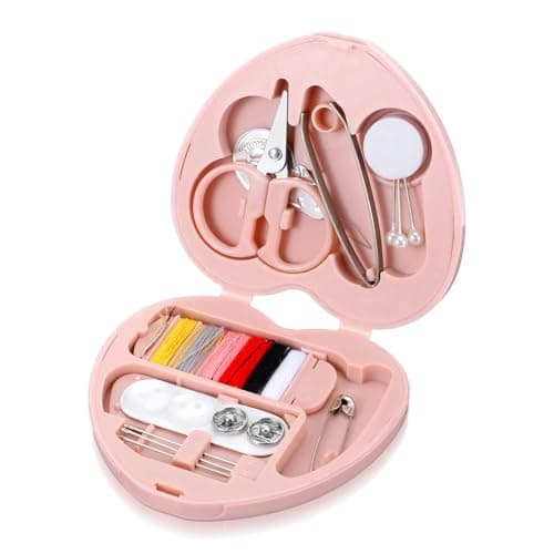 Mini Sewing Kit Travel for Adults, Small Sewing Kit Travel Size Portable Tiny Needle and Thread Kits for Women Wedding Starter Mom Traveling Beginner Traveler Hotel