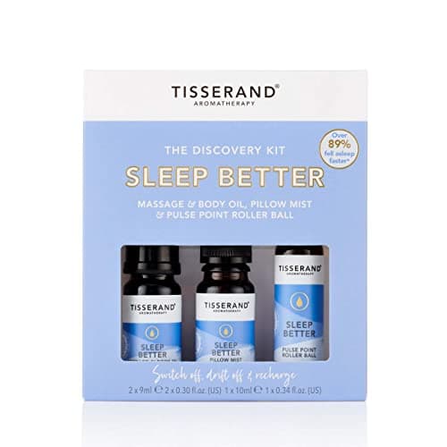 Tisserand Sleep Better Discovery Kit - Roller Ball, Body Oil & Pillow Mist