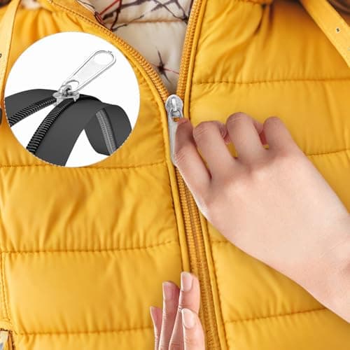 DOITEM 25Pcs Silver Zipper Repair Kit Zippers Replacement 3# Zipper Pull Rescue Kit for Clothing Jackets Purses Luggage Backpacks — view 6