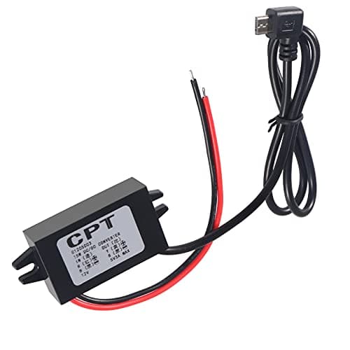 DC-DC 12V to 5V 3A Micro Dual USB Converter Voltage Step Down Regulator Waterproof Power Converters for Car Smartphone