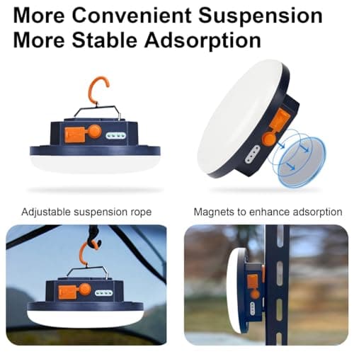 Rechargeable 3000LM Red Light Camping Light Tent Camping Lantern Fishing Lantern — view 6