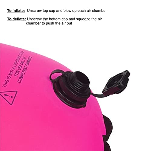 Lomo Roll Top Dry Bag Swimming Tow Float - Pink — view 5