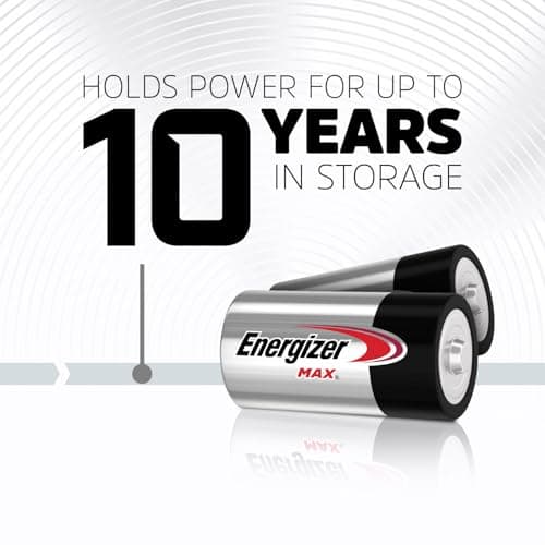 Energizer Max C Batteries (4 Pack) - 1.5V Battery LR14 - Long Lasting Power - Kids Toys, Radios, Flashlights, Torches, Lanterns, Portable Medical Devices and Monitors - 10 Year Shelf Life — view 5