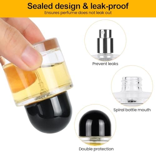 MirraSwit 2 Pcs Perfume Atomiser, 30ml Perfume Bottle — view 3