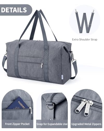 Narwey Easyjet Cabin 45x36x20 Underseat Bag - Foldable Hospital Travel Bag — view 4