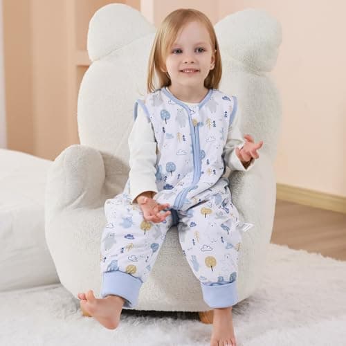ToyaTec Baby Sleeping Bag with feet Super soft Rayon Made from Bamboo,Children's Bamboo fiber Sleeping Bag 2.5 Tog Autumn Winter Sleeping Blanket(Bear,L) — view 3