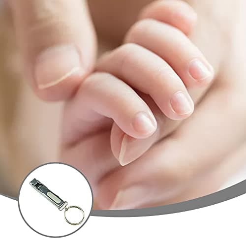 Collapsible Travel Nail Clipper with Keychain - Ultra-Thin Hand & Toe Nail Cutter, Built-in Nail File | Compact Fingernail & Toenail Scissors for Men & Women, Portable Toiletries Design — view 6