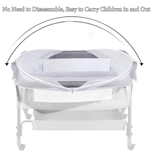 Foldable Baby Cot Mosquito Net, Breathable Mesh Insect Barrier — view 4