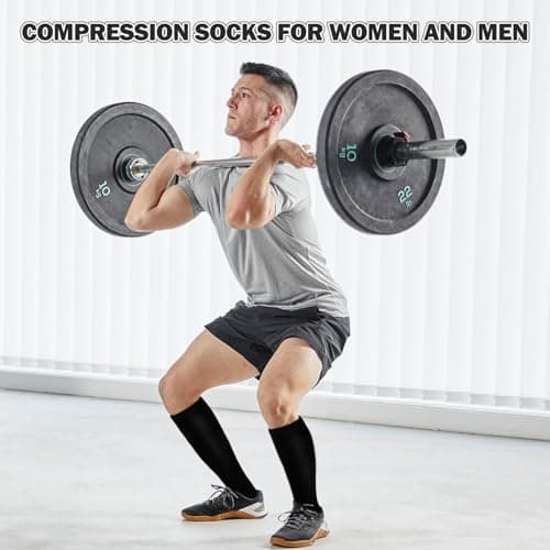 LEOSTEP Compression Socks 6 Pairs for Women Men, 20-30mmHg Support — view 4