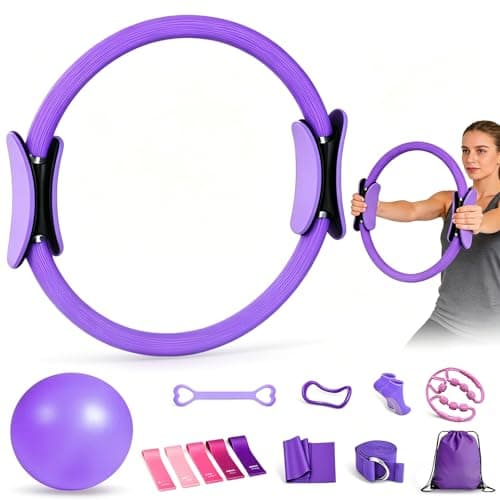 toothank 14-Piece Pilates Kit for Women, Home Pilates Equipment Workout Set