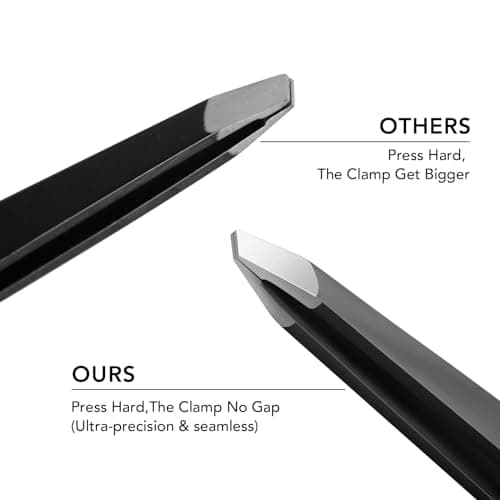 Tweezers Set and Nail Clippers 8Pcs Precision No Gaps Eyebrow Tweezer Kit — view 4