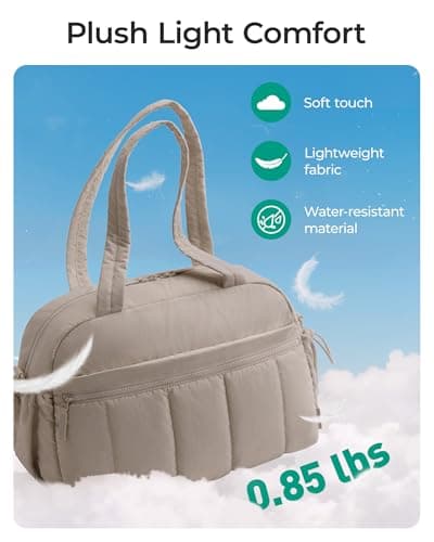 BAGSMART 24L Womens Gym Travel Bag, Weekend Overnight Cabin Bag, Wet Pocket — view 6