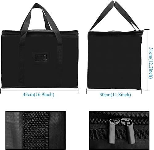 Beautyshow Soft Cooler Bag, 40L Large Cool Bag, Grocery Shopping Bags, Picnic Bag, Thermal Food Delivery Bag, Insulated Bag, Cooling Bag for Camping BBQ Shopping Fishing Family Outdoor Travel — view 4