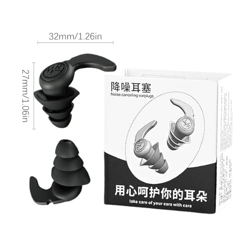 Noise Reduction Earplugs | Noise Cancelling Earplugs for Sleeping - Soft Travel Adults Ear Insert for Boys, Kids, Chidren, Men — view 5
