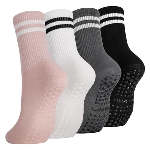 Zuimei Yoga Grip Socks Women Non Slip Pilates Socks Grippy Socks