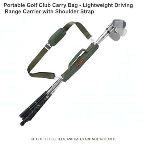Golf Club Carry Bag with Pocket Lightweight Mini Case for Driving Range — view 3