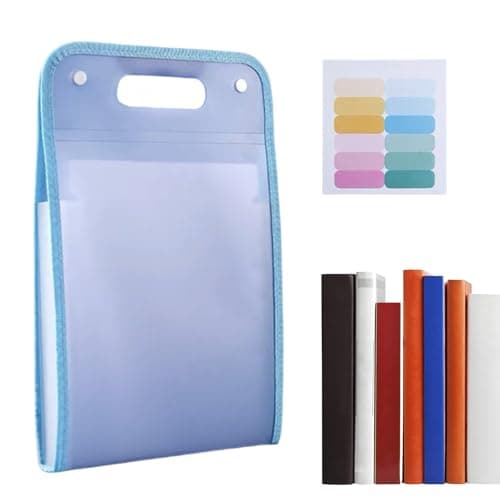 Expandable File Folder Organizer Large Capacity Waterproof Document Case