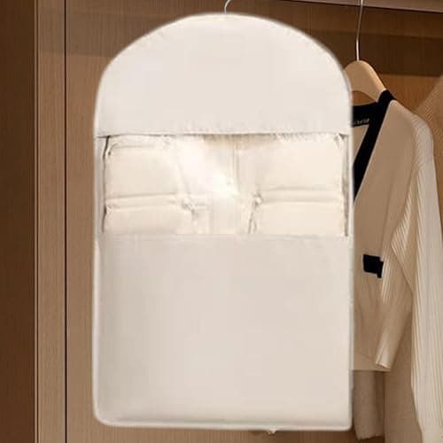 Space-saving garment bag with zipper, large capacity, — view 3