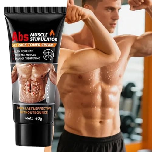 Abdominal, Belly Massage Toner 50g, Six Pack Tightening Body Lotion, Busy Professionals Workout Beginners Men Dads Husbands Boyfriends Daily Travel, for Home Office Gym Routine — view 3