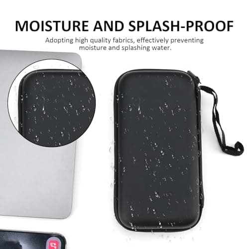 Power Bank Case Shockproof Carrying Case Travel Cable Organiser Hard Drive Case Travel Bags Organiser EVA Tech Pouch Multifunctional Cable Bag for Electronics Travelling Essentials Accessories — view 3