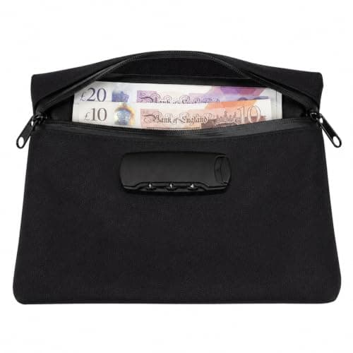 Smell Proof Bag with Combination Lock, Waterproof Travel Storage Pouch