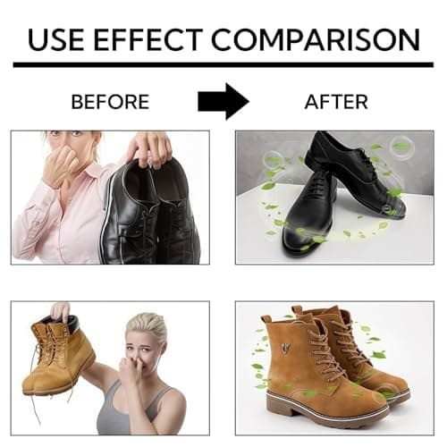 Powerful Shoe Deodorizer Spray & Odor Eliminator, Fast-Acting Foot Deodorant for Smelly Feet, Long-Lasting & Versatile Shoe Freshener & Deodoriser, Smelly Shoes Odor Remover & Foot Smell Treatment — view 2