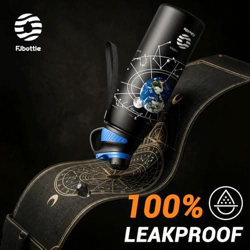 Fjbottle Insulated Water Bottle 1L Magnetic Lid Stainless Steel — view 5