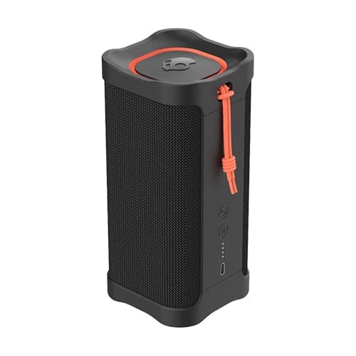 Skullcandy Terrain XL Wireless Bluetooth Portable Speaker, IPX7 Waterproof, 18 Hour Battery, True Wireless Stereo with Built-In Carry Strap for Travel and Outdoor Use - Black