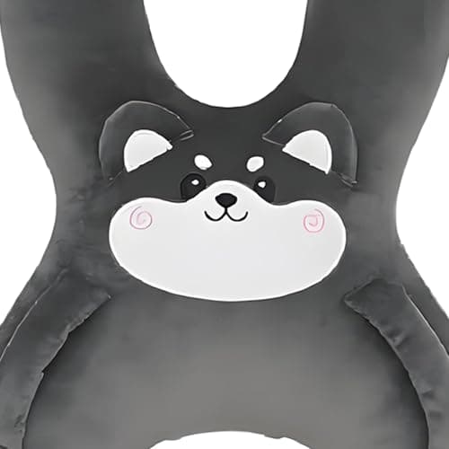 Kids Travel Pillow for Car Seat, Soft Cushionwith Neck Support Animal Toys — view 5