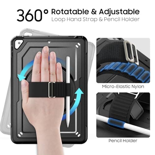 SEYMAC stock Case for iPad 9th/8th/7th Generation 10.2'' 2021/2020/2019 — view 2